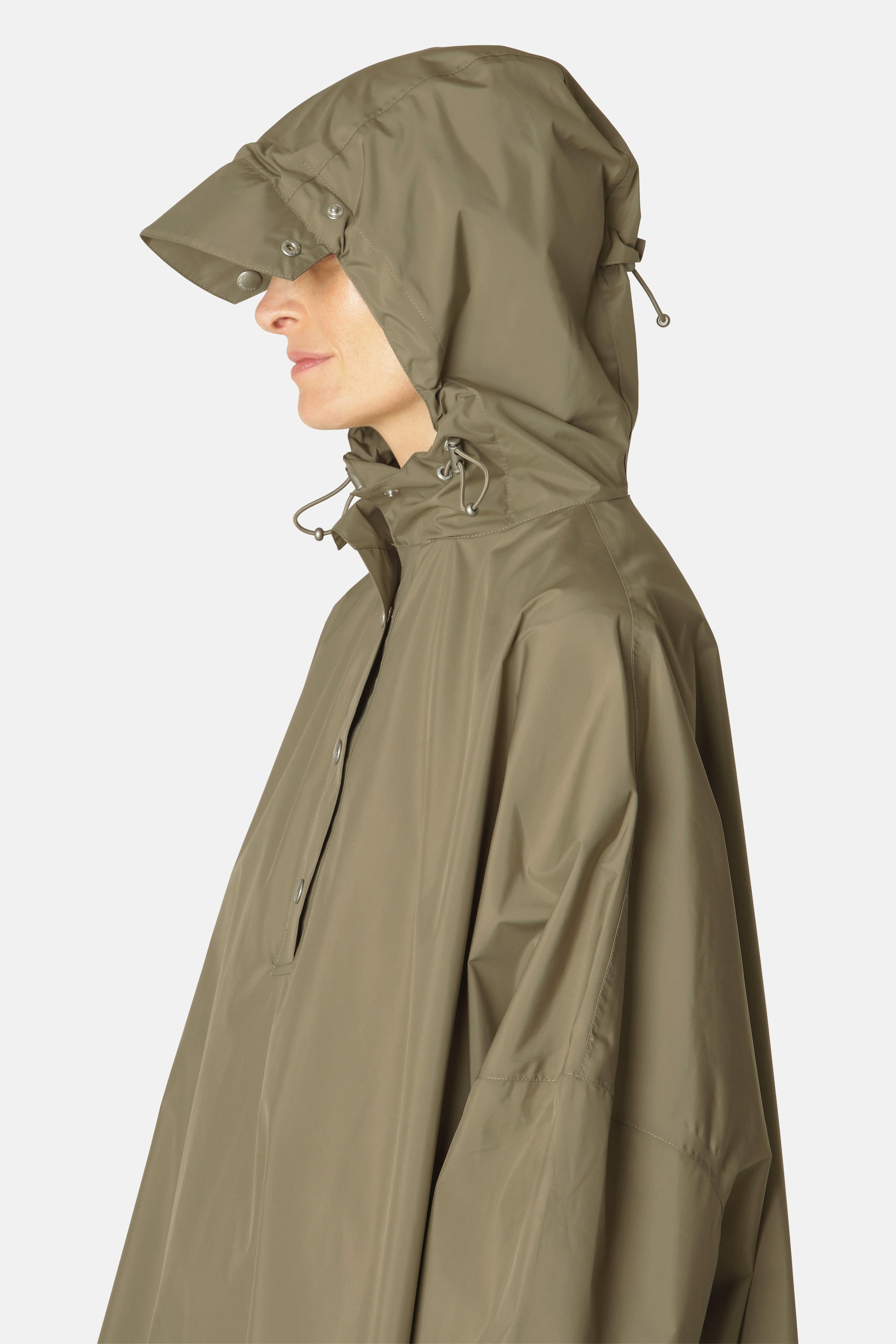 Ilse Jacobsen Hornbæk Rain Poncho Mit Ärmeln Poncho 496 Covert Green